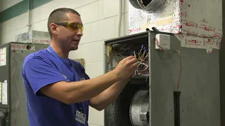 Marchman Technical College HVAC Job Demos: Wiring an Air Handler