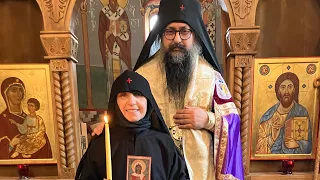 Tonsure of Mother Barbara into Great and Angelic Schema