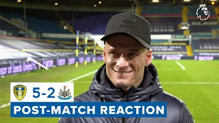 “We never give up” | Goalscorer Gjanni Alioski reaction | Leeds United 5-2 Newcastle United