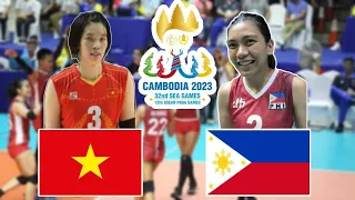 PHILIPPINES VS VIETNAM| 32nd SEA GAMES WOMENS VOLLEYBALL 2023 LIVE SCOREBOARD