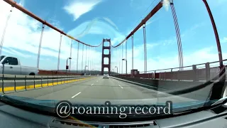 San Francisco Golden Gate Bridge LOUD Deafening Noise During High Winds - June 5, 2020