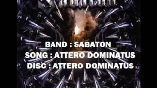 (BEST POWER METAL) SABATON - ATTERO DOMINATUS