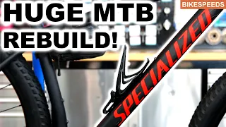 Specialized Epic Rebuild! Mountain Bike Service Restoration!