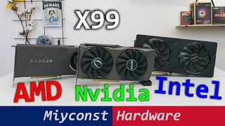 🇬🇧 AMD, Nvidia or Intel, what's best for X99? RX 5700XT, RTX 3060, Arc A750 | E5-2696 V3, i7-12700k