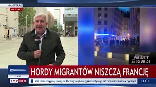 Kolejna noc zamieszek we Francji. Policja zatrzymała 157 osób. Relacja red. Dariusza Bohatkiewicza