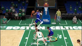 Windmill alley oop dunk on NBA 2K22 Mobile