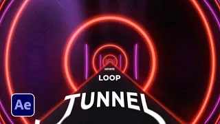 Infinite Tunnel Loop Motion Graphics in After Effects | Tutorial