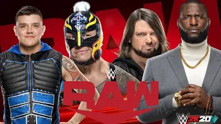 WWE December 20, 2021 - The Mysterios vs. AJ Styles & Omos : WWE Raw