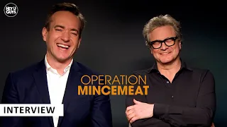 Operation Mincemeat - Colin Firth & Matthew Macfadyen on the joy & fascination of telling this story