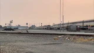 Railfanning Amtrak, ACE, BNSF, & UP Trains at the Stockton Diamonds with a Long Amtrak Consist!