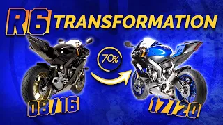 2015 - 2018 Yamaha R6 Full Conversion | Subframe and Tail  (PART 2)