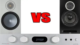 [Sound Battle] Monitor Audio Bronze 100 vs ELAC DBR62 / Audiolab 6000A Integrated Amp