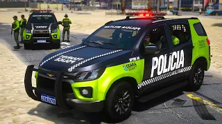 PRESO PELO BPTUR ROUBANDO CARRO DE TURISTAS PMCE | GTA 5 POLICIAL