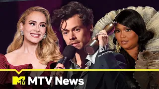 Lizzo and Adele React to Harry’s Win | MTV News