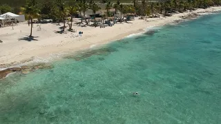 saona island 2019 dominican republic with dji spark drone