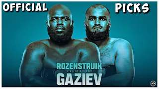 UFC Fight Night: Rozenstruik vs. Gaziev | PREDICTIONS PICKS & BREAKDOWN | MMA Best Bets UFC VEGAS 87