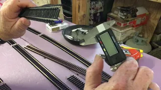 HO Scale. Selecting between code 83 and 100 track.