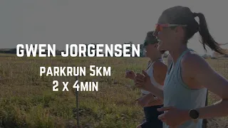Gwen Jorgensen - Parkrun 5km, 2 x 4min