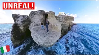 ITALY continues to amaze us! Caves and cliffs of Southern SALENTO
