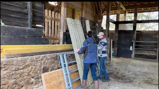 Starting to renovate the barn