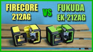 Дешёвые зелёные лазерные уровни с Алиэкспресс FUKUDA EK-212AG vs FIRECORE 212AG