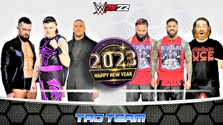 2023 NEW YEARS 3v3 Tag Team: The Judgement Day vs. The Bloodline | WWE 2K22