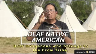 Deaf Native American Who Belongs To The Crow Tribe