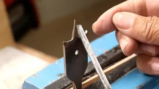 How to Easily Sharpen  Spade Bits to like New Condition