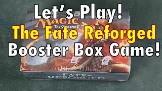 MTG - Let's Play! Fate Reforged BOOSTER BOX GAME! Magic: The Gathering Crack Open a Box of packs!
