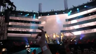 MUSE at Ricoh Arena, Coventry UK, 22 May 2013: clip from Animals -- the birth of Musos!