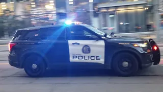 *V6 ROAR/URGENT CALL* Calgary Police Unmarked SUVs & BRAND NEW Explorer Responding HOT!