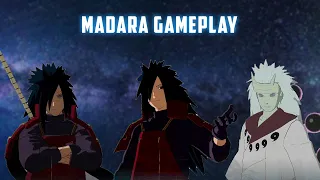 Madara Gameplay in Naruto Storm 4 (Jutsu,Combo,Awakening)