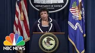 Loretta Lynch: The Answer Is Not Violence In ‘Week Of Profound Grief’ | NBC News