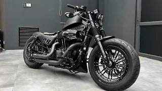 Sportster Forty Eight „The Beast” with V&H exhaust