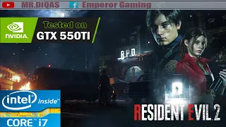 RESIDENT EVIL 2 REMASTERED TESTED ON GTX 550 TI | 1280 X 1024 RESOLUTION | LOW SETTINGS