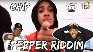 CHIP CLAPS BACK AT BUGZY!! | Americans React to CHIP - PEPPER RIDDIM