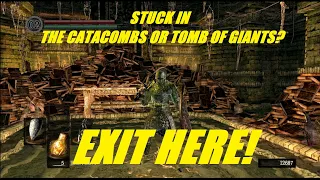 (PC) Dark Souls: Stuck in Catacombs or Tomb of Giants? Exit Here!