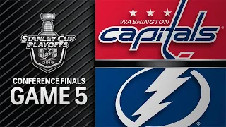 Lightning edge Capitals in Game 5 to take series lead