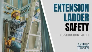 Extension Ladder Safety Training Video: Extension Ladder Safety Tips | Construction Ladder Safety