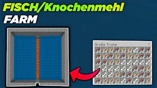 Einfache Fisch und Knochenmehl Farm die du nachbauen musst. Minecraft Bedrock 1.20 Deutsch