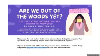 Are We Out of the Woods - Covid Discussion