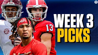 2022 College Football Week 3 Preview: Early PICKS, Lines to Watch + MORE | CBS Sports HQ