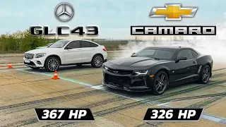 AMG GLC 43 vs Camaro 3.6 + BMW 1 на UZ-FE vs Golf R vs AMG C43 + Audi A4 Allroad