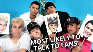 BAND MEMBER MOST LIKELY TO FLIRT!? | VS w/ CNCO