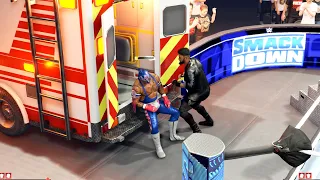 WWE 2K24 -V/S Rey Mysterio Ambulance Match | My Rise gameplay