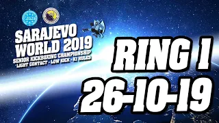 WAKO World Championships 2019 Ring 1 26/10/19