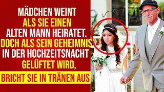 Ein Mädchen weint, als sie einen älteren Mann heiratet. Doch als sein Geheimnis gelüftet wird...