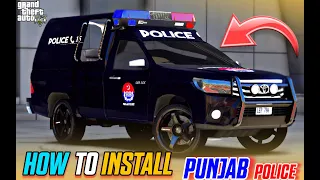 How To Install Punjab Police Car In Gta5 | Pakistani Police Car Mod For Gta 5 | Multi Gaming Pk