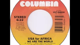 USA for AFRICA - We Are The World - short edit version