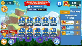 Angry Birds Friends. Sonic. Special Tournament! All levels 3 stars. Passage from Sergey Fetisov